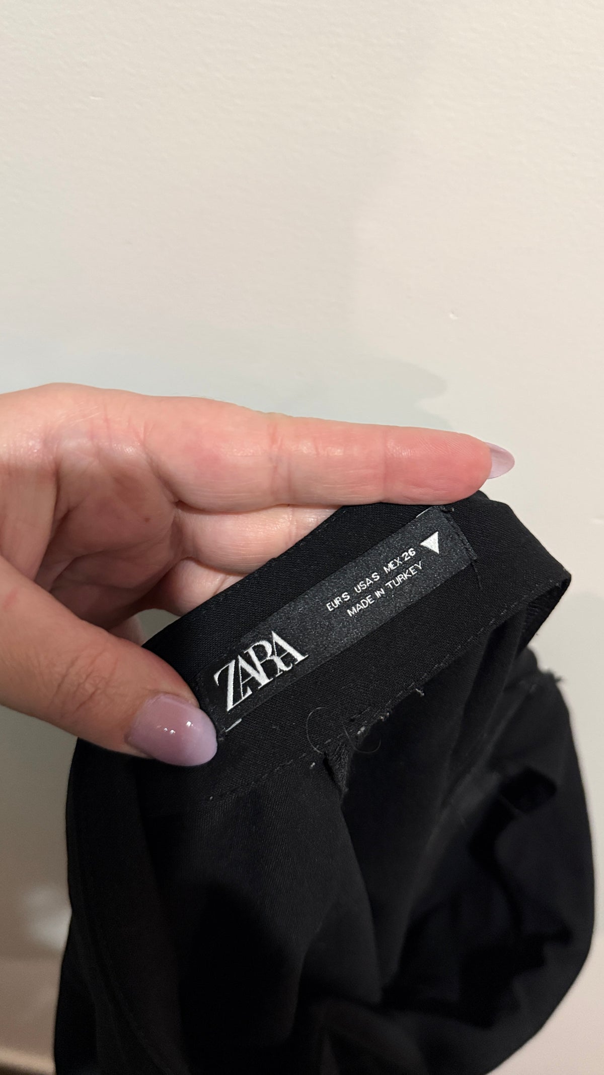 Zara Size S Black Skort