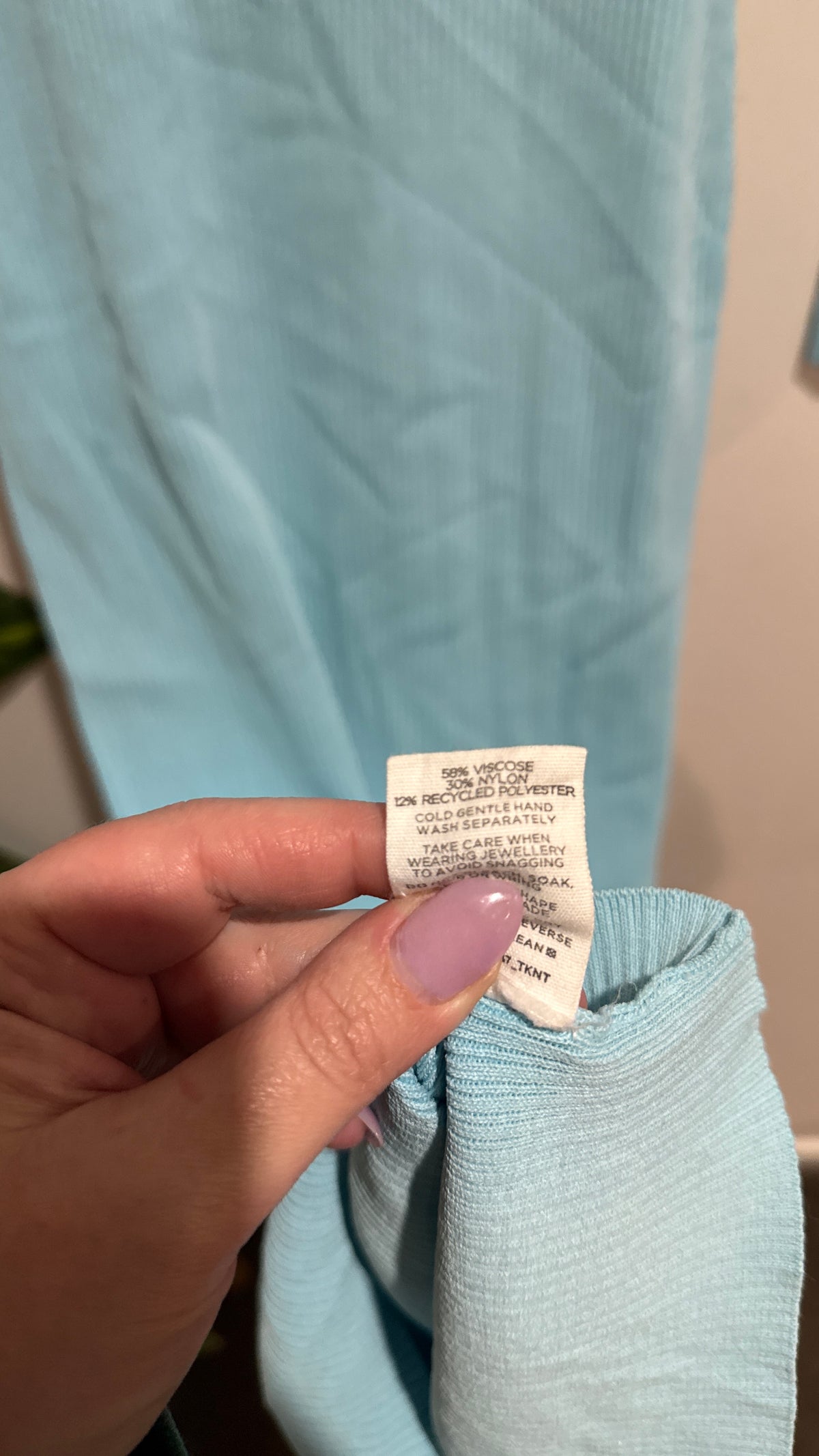 Ribbed Knit Midi Dress Size U/Arm to U/Arm 35cm