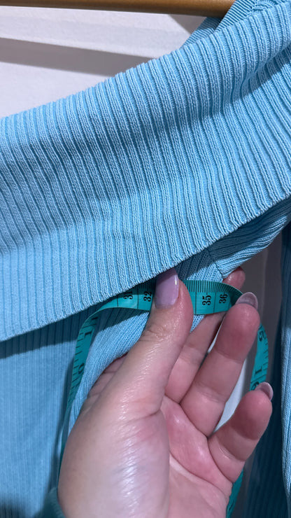 Ribbed Knit Midi Dress Size U/Arm to U/Arm 35cm