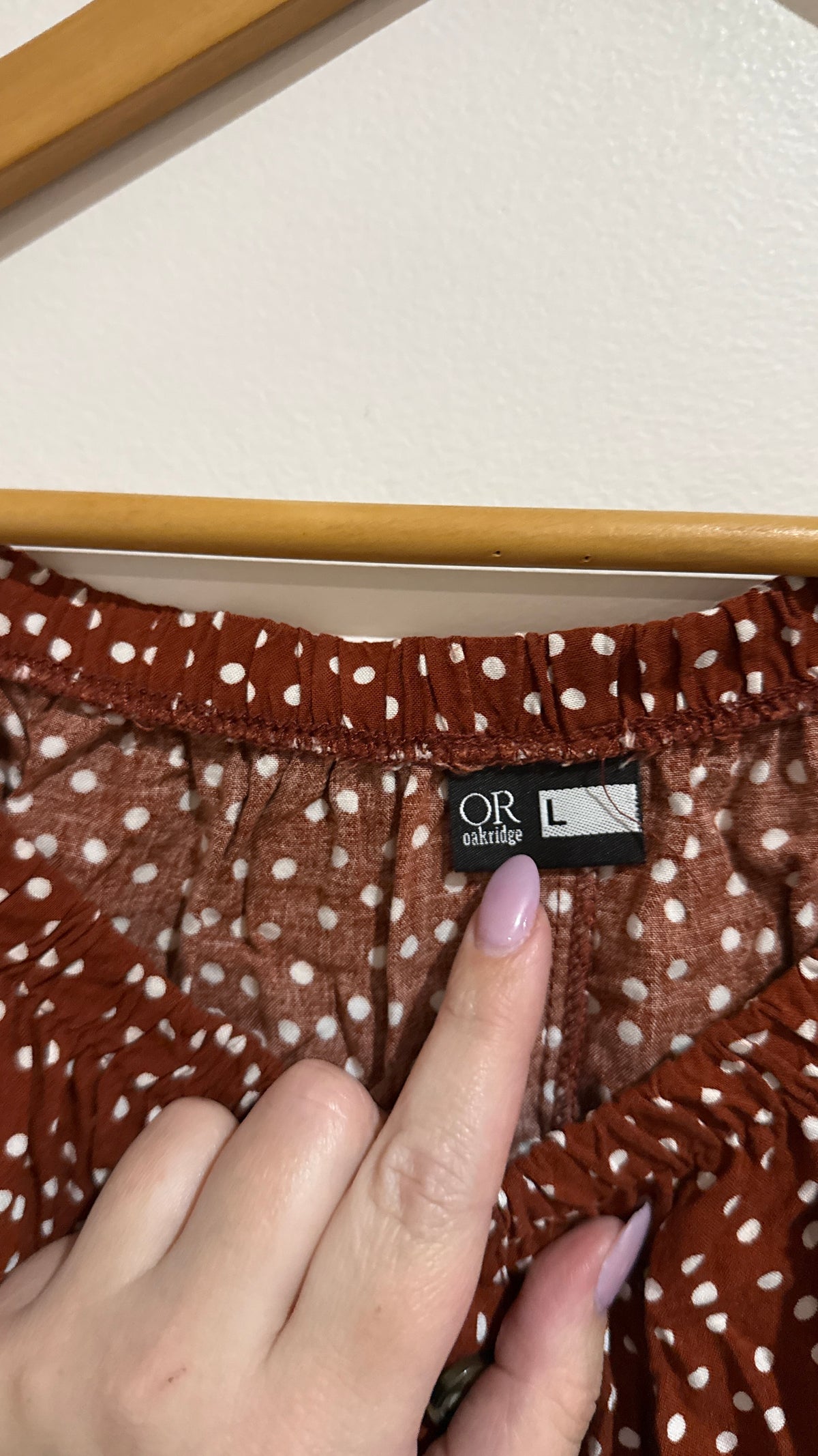 Oakridge Off-the-shoulder Top Size L
