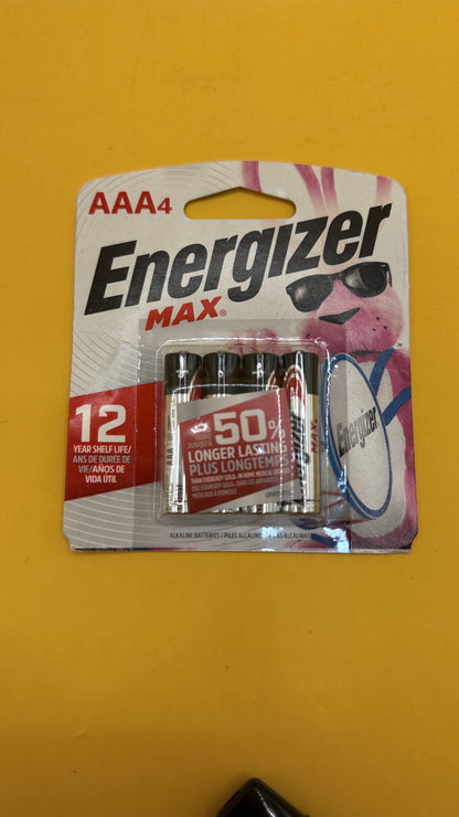 Energizer Max AAAA Alkaline Batteries 2 Pack