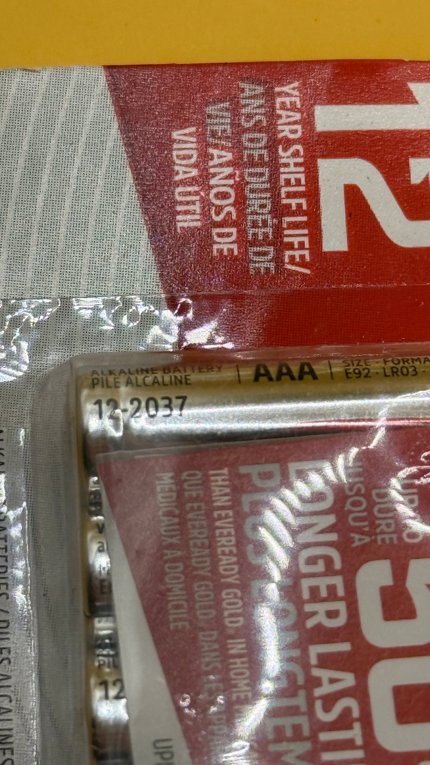 Energizer Max AAAA Alkaline Batteries 2 Pack