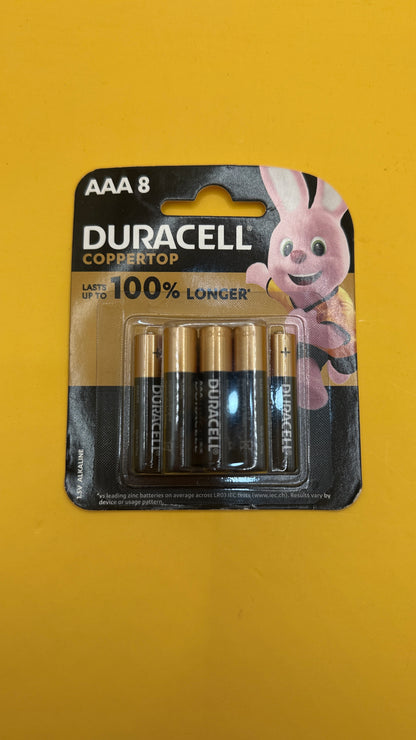 Duracell AAA Alkaline Batteries 4 Pack