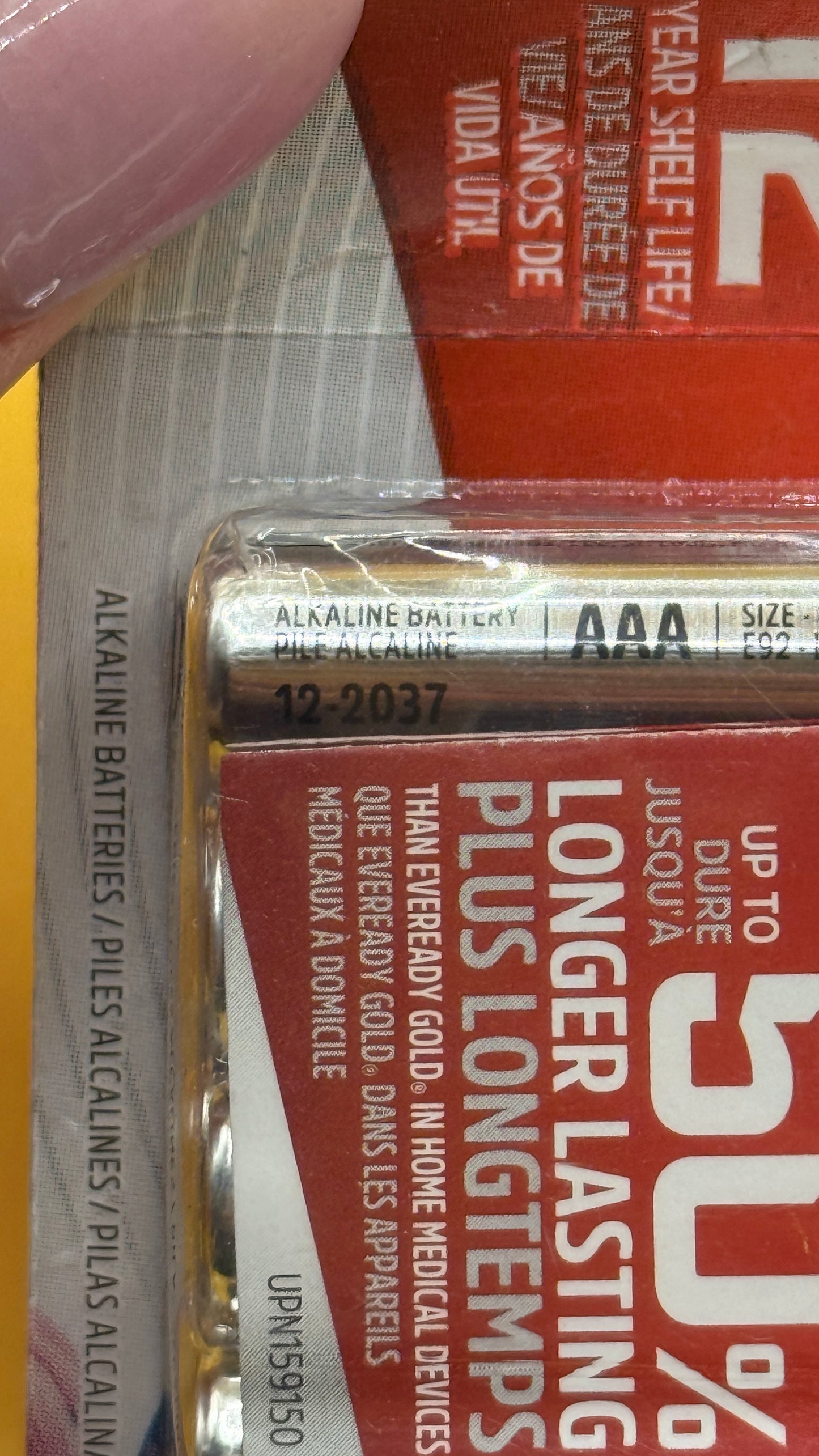Energizer Max AAAA Alkaline Batteries 2 Pack