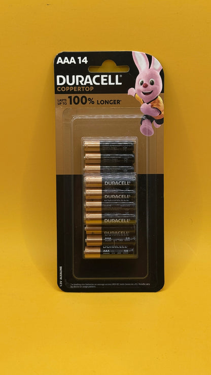 Duracell AAA Alkaline Batteries 14 Pack