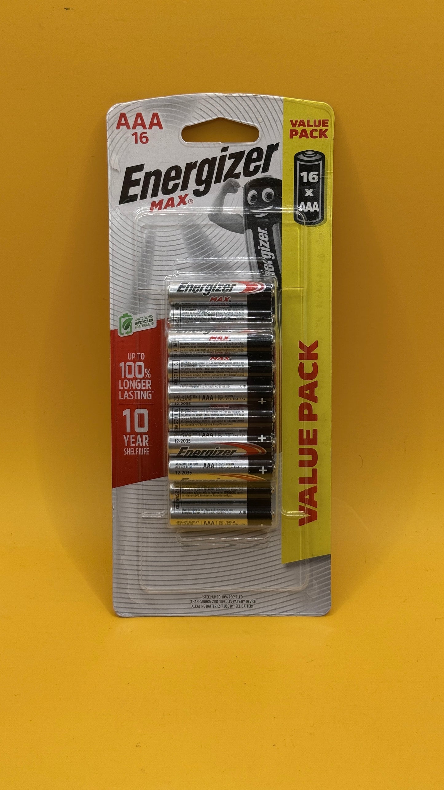 Energizer Max AAA Alkaline Batteries 12 Pack