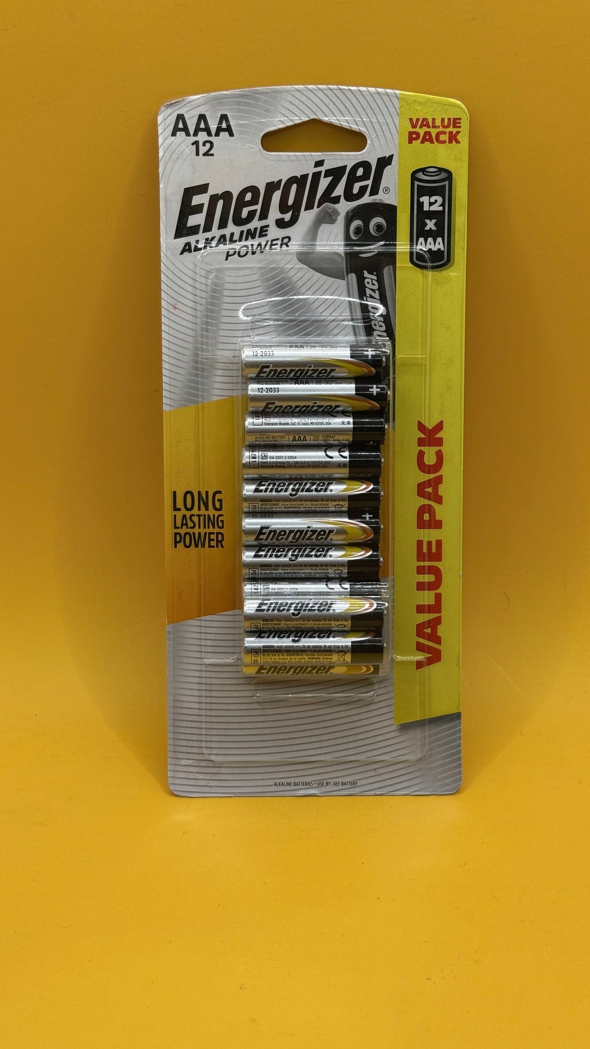 Energizer Max AAA Alkaline Batteries 8 Pack