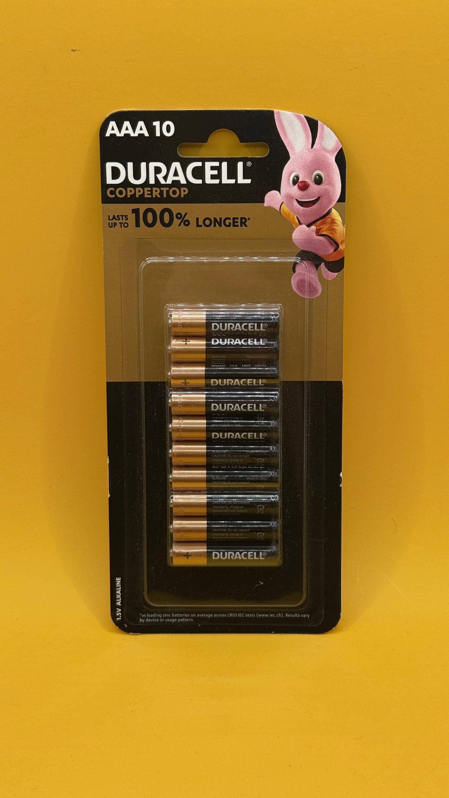 Duracell AAA Alkaline Batteries 10 Pack