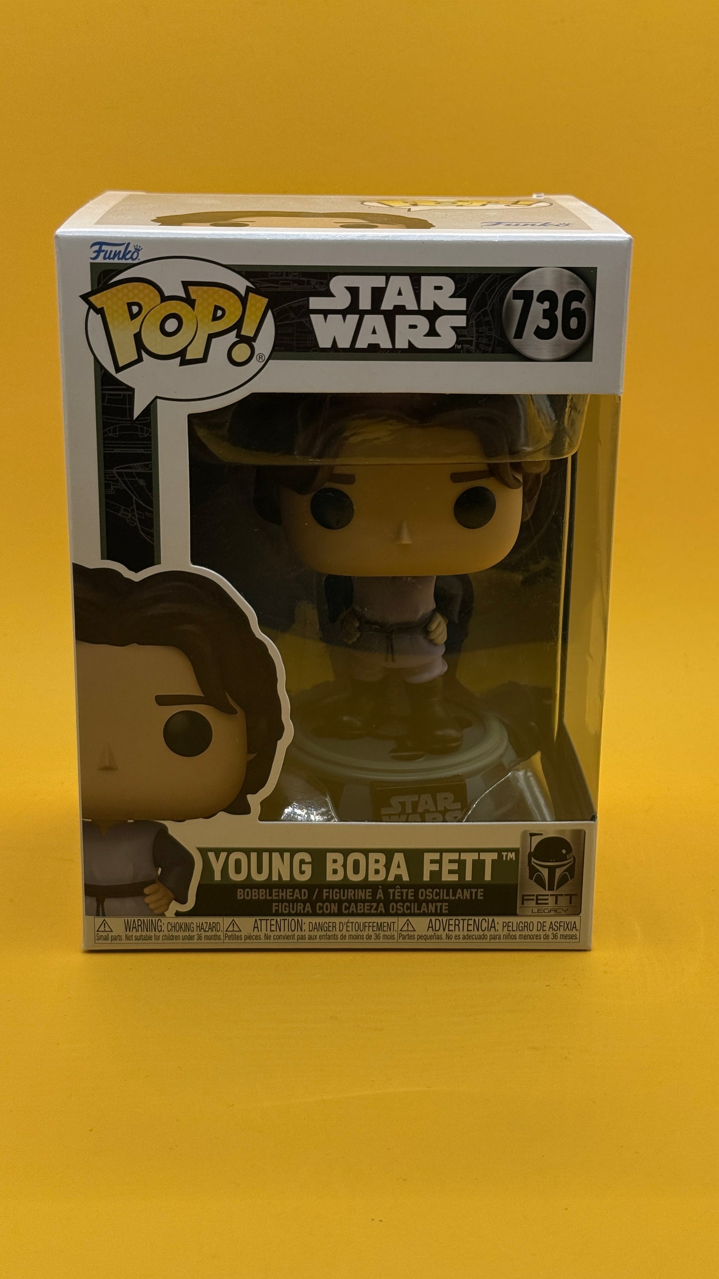 Funko Pop! Star Wars Young Boba Fett Vinyl Figure 736