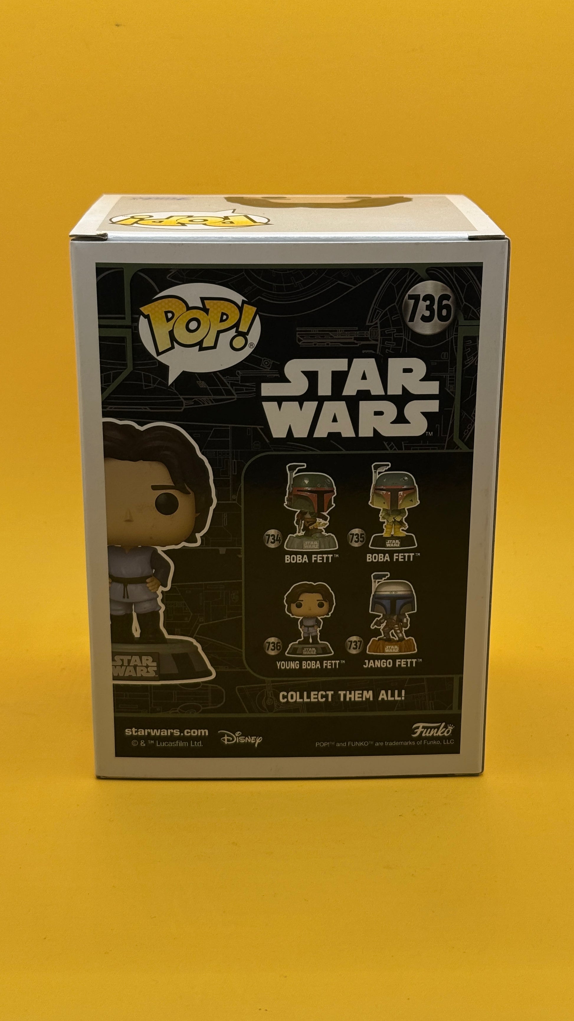 Funko Pop! Star Wars Young Boba Fett Vinyl Figure 736