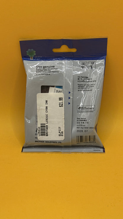 Brother LC531C Cyan Ink Cartridge