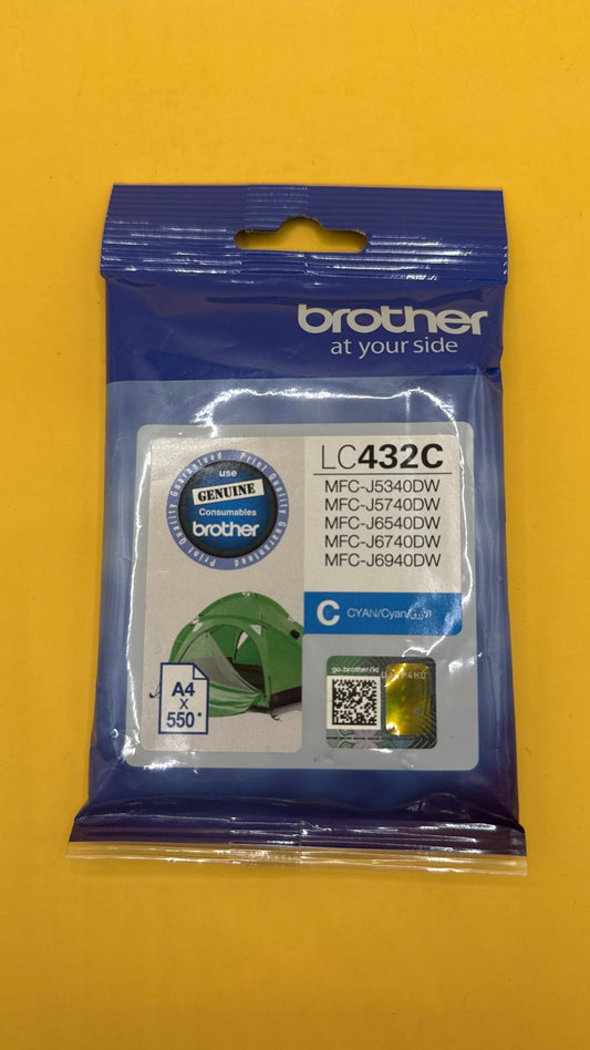 Brother LC432C Cyan Ink Cartridge