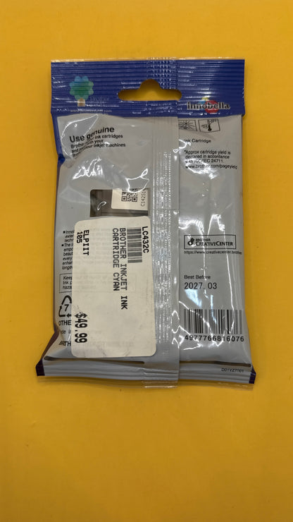 Brother LC432C Cyan Ink Cartridge