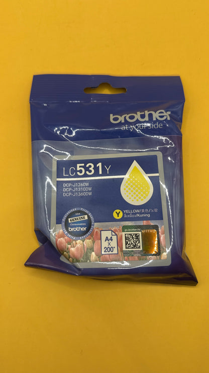 Brother LC531Y Yellow Ink Cartridge