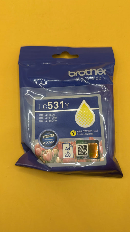 Brother LC531Y Yellow Ink Cartridge