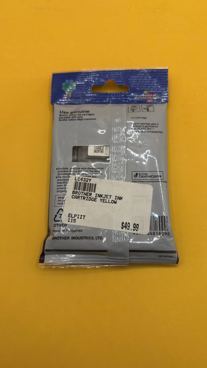 Brother LC432Y Yellow Ink Cartridge