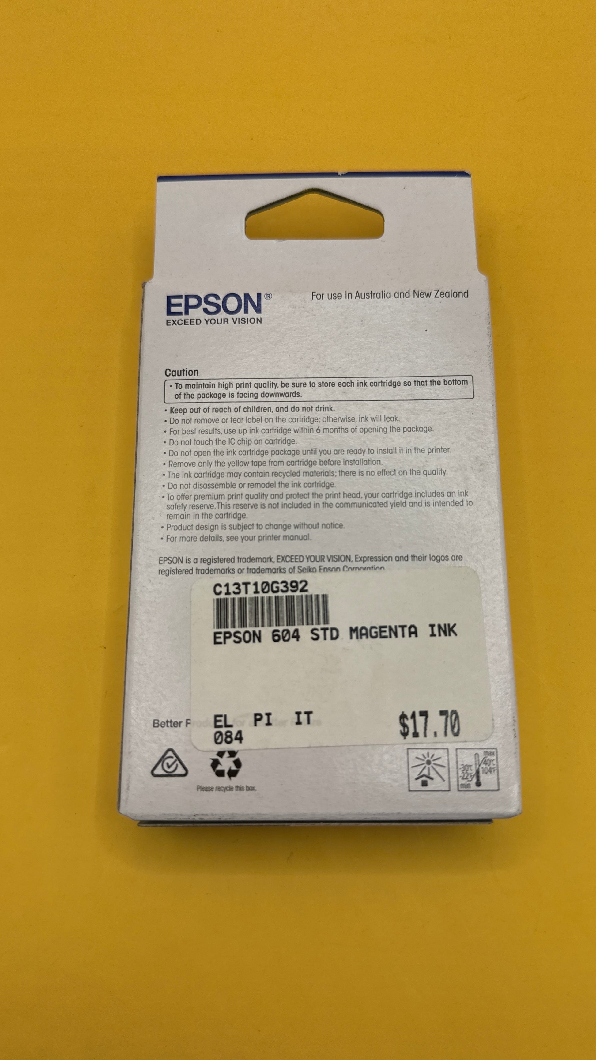 Epson 604 Magenta Ink Cartridge