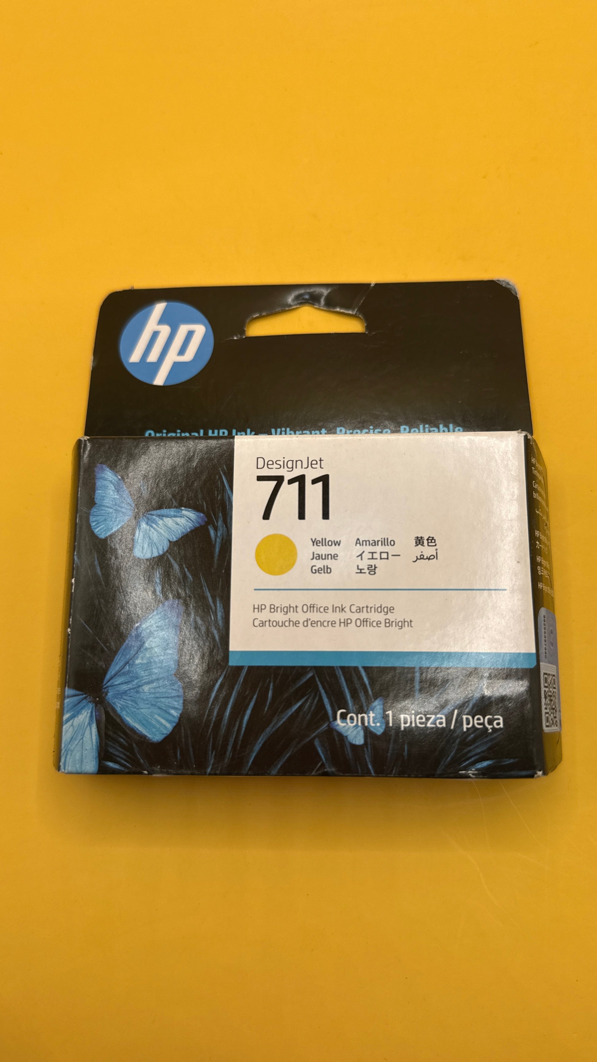 HP 711 Yellow Ink Cartridge