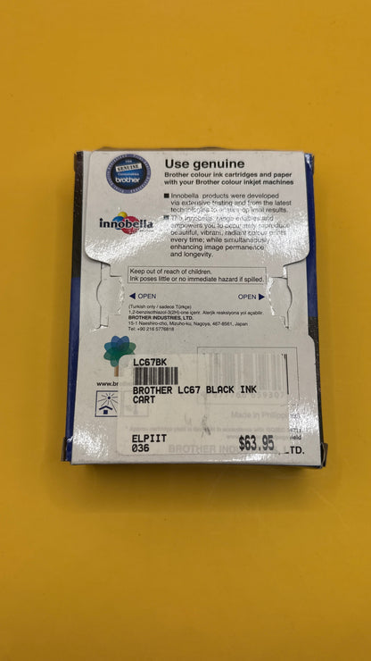 Brother LC67BK Black Ink Cartridge