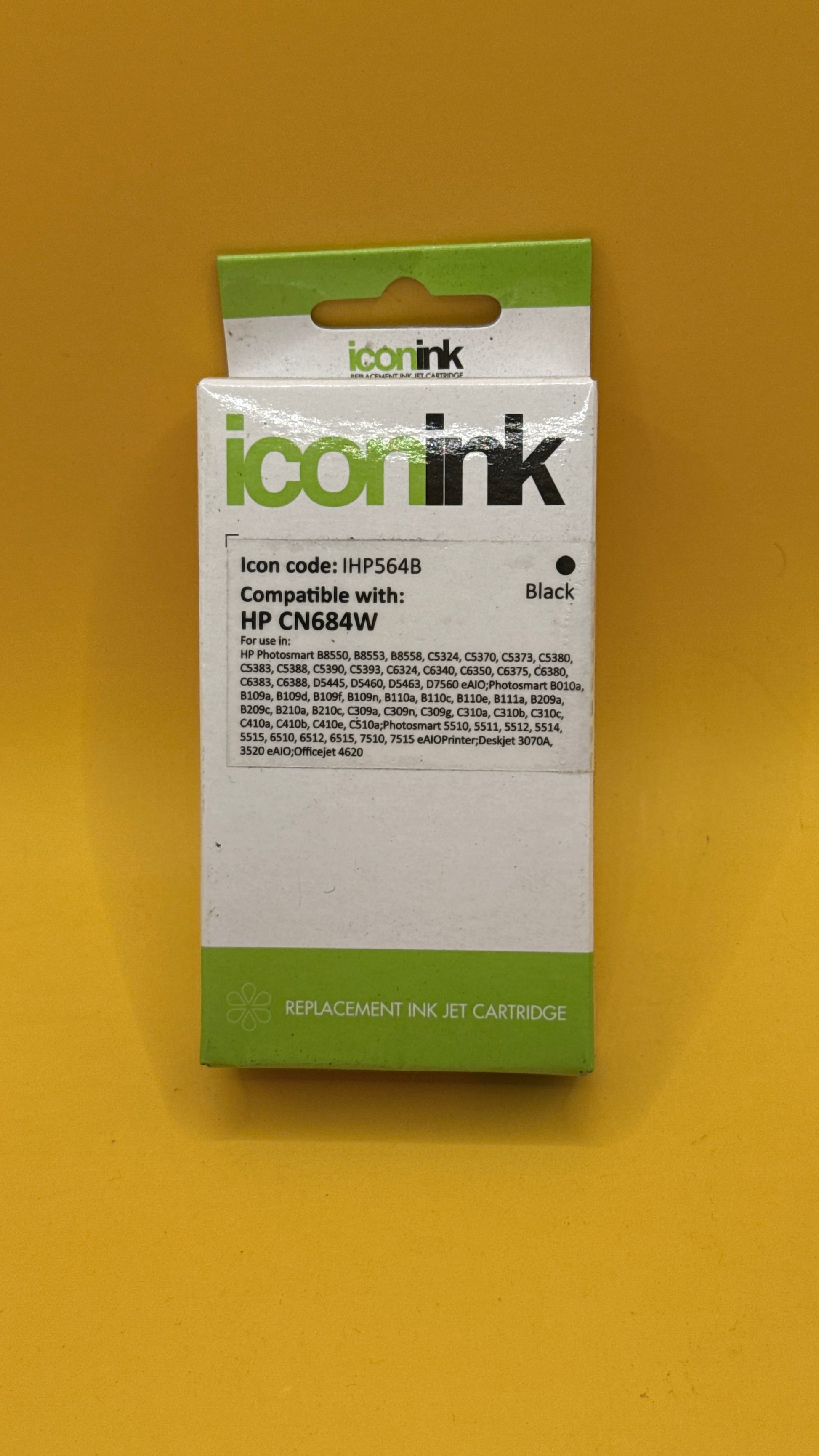 Icon Ink IHP564B Black Replacement Cartridge