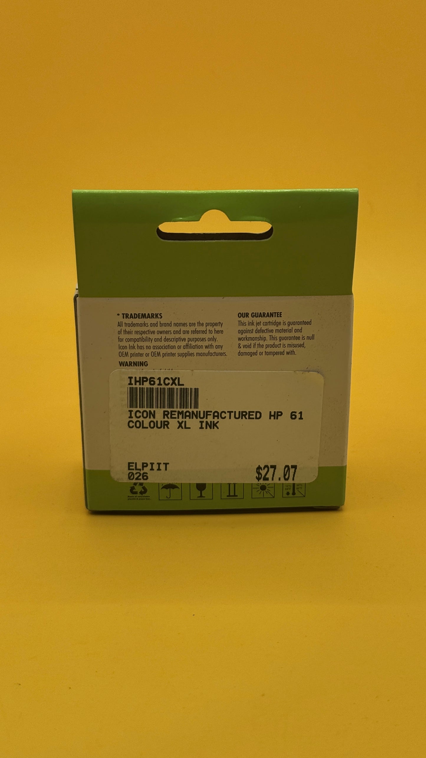 Icon Ink IHP61CXL Colour Remanufactured Cartridge