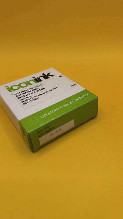 Icon Ink IBLC3311B Black Replacement Cartridge