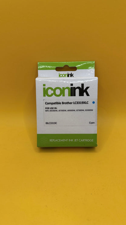 Icon Ink IBLC3319C Cyan Replacement Cartridge