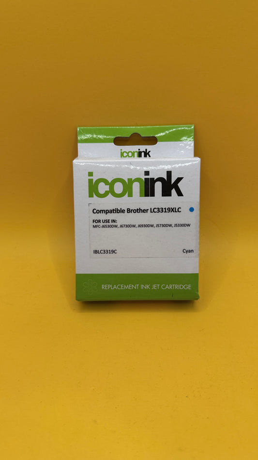 Icon Ink IBLC3319C Cyan Replacement Cartridge