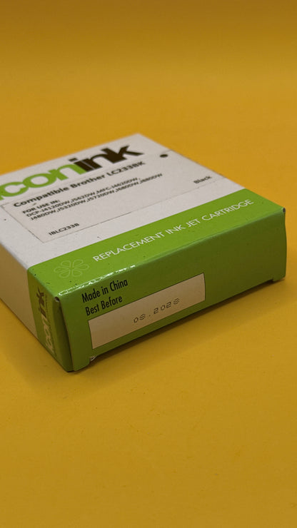 Icon Ink IBLC233B Black Replacement Cartridge