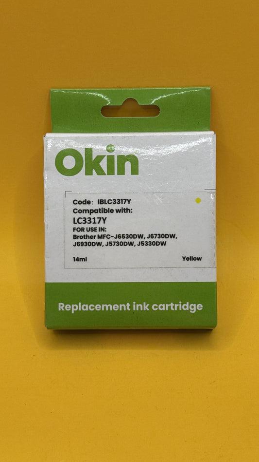 Okin IBLC3317Y Yellow Replacement Cartridge 14ml