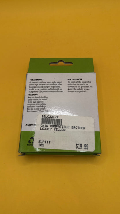 Okin IBLC3317Y Yellow Replacement Cartridge 14ml