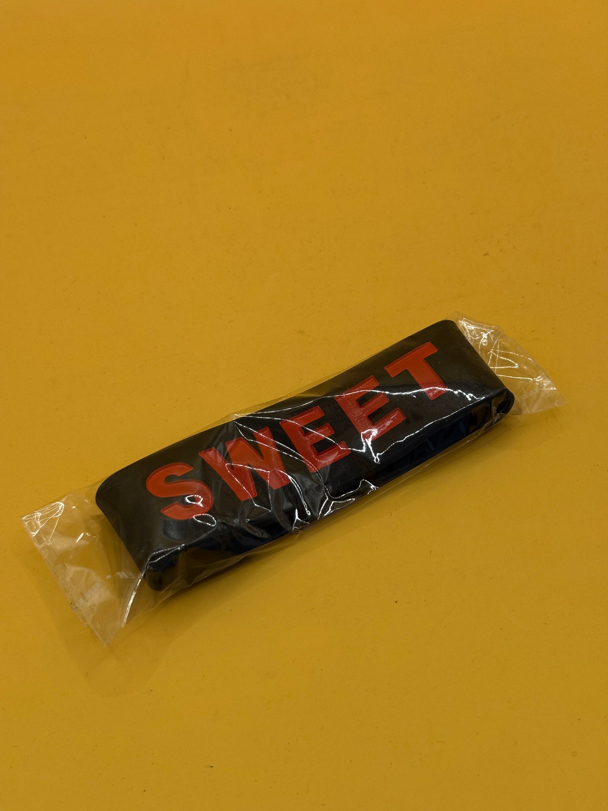 Black Sweet Silicone Wristband