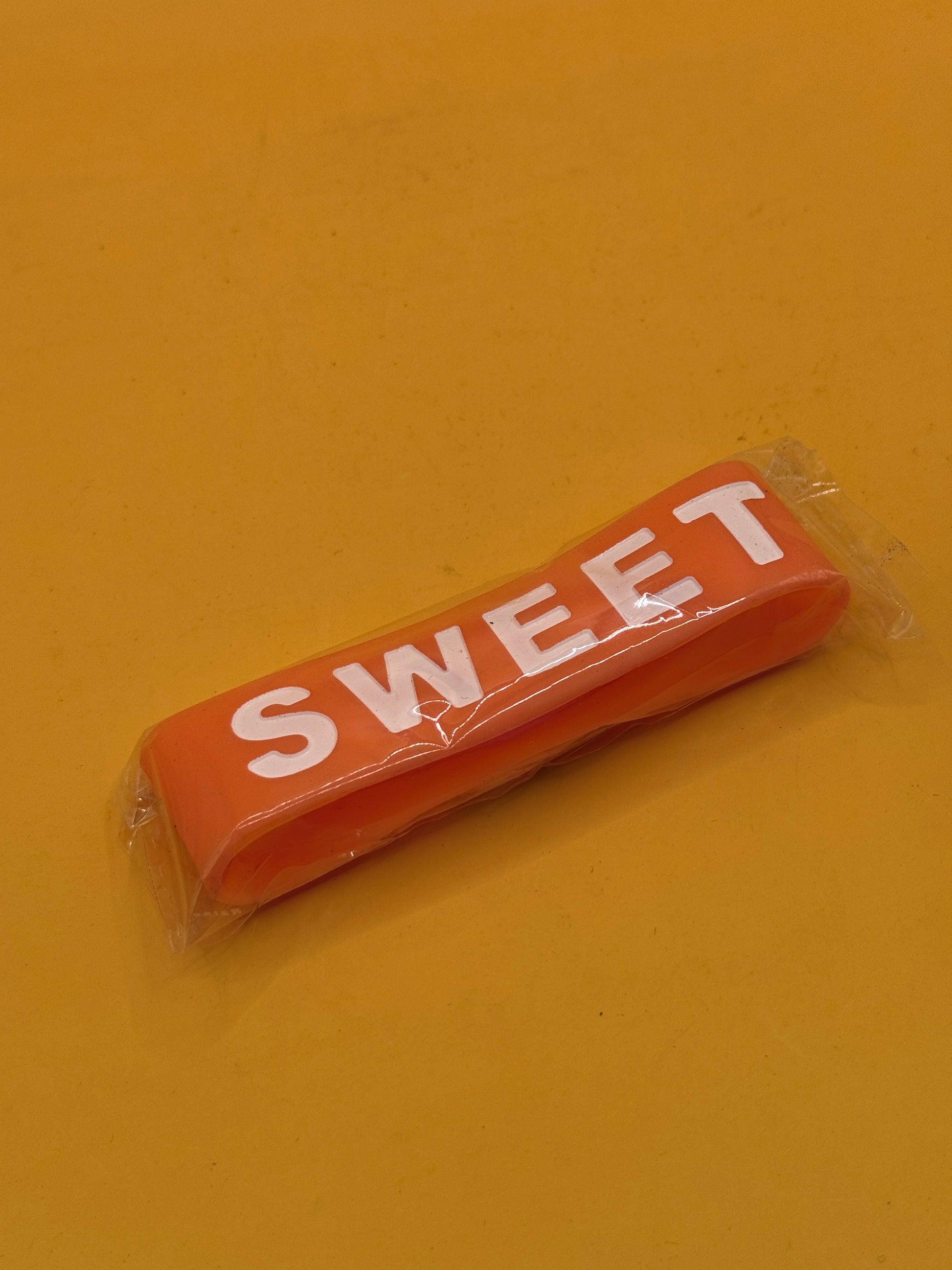 Orange Sweet Silicone Wristband