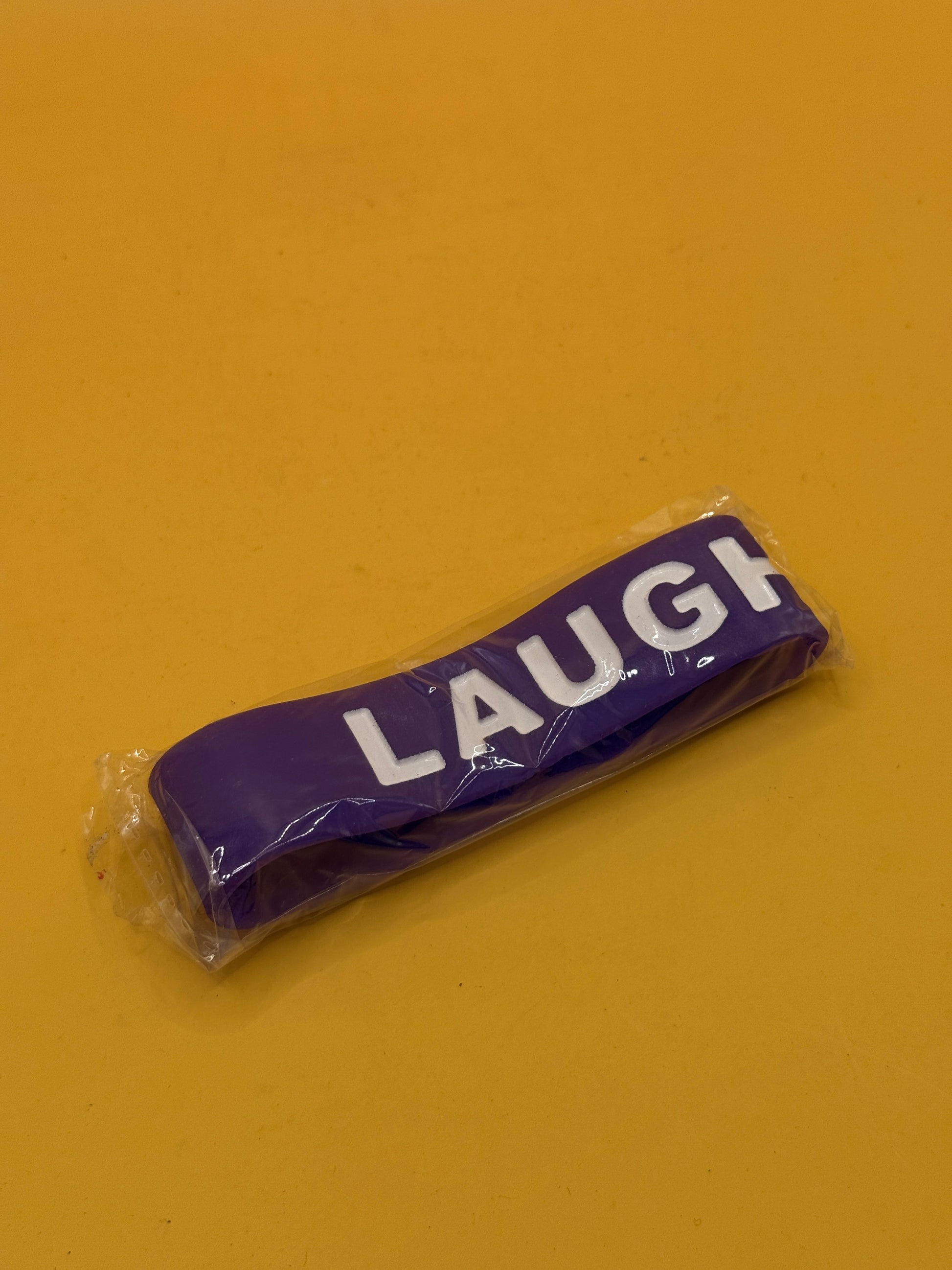 Purple Laugh Silicone Wristband