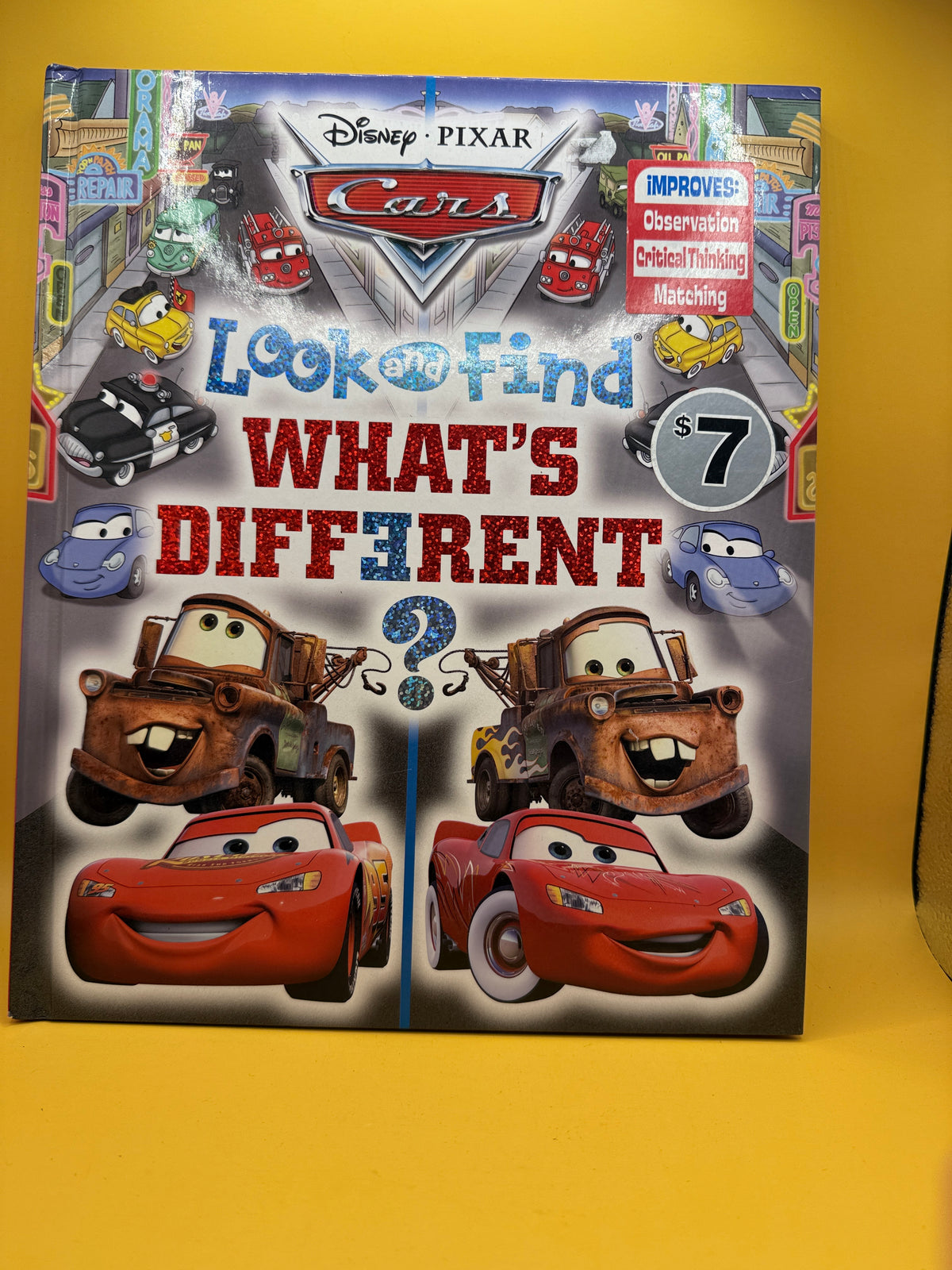 Disney Pixar Cars Look and Find: What's Different?