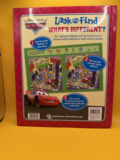 Disney Pixar Cars Look and Find: What's Different?
