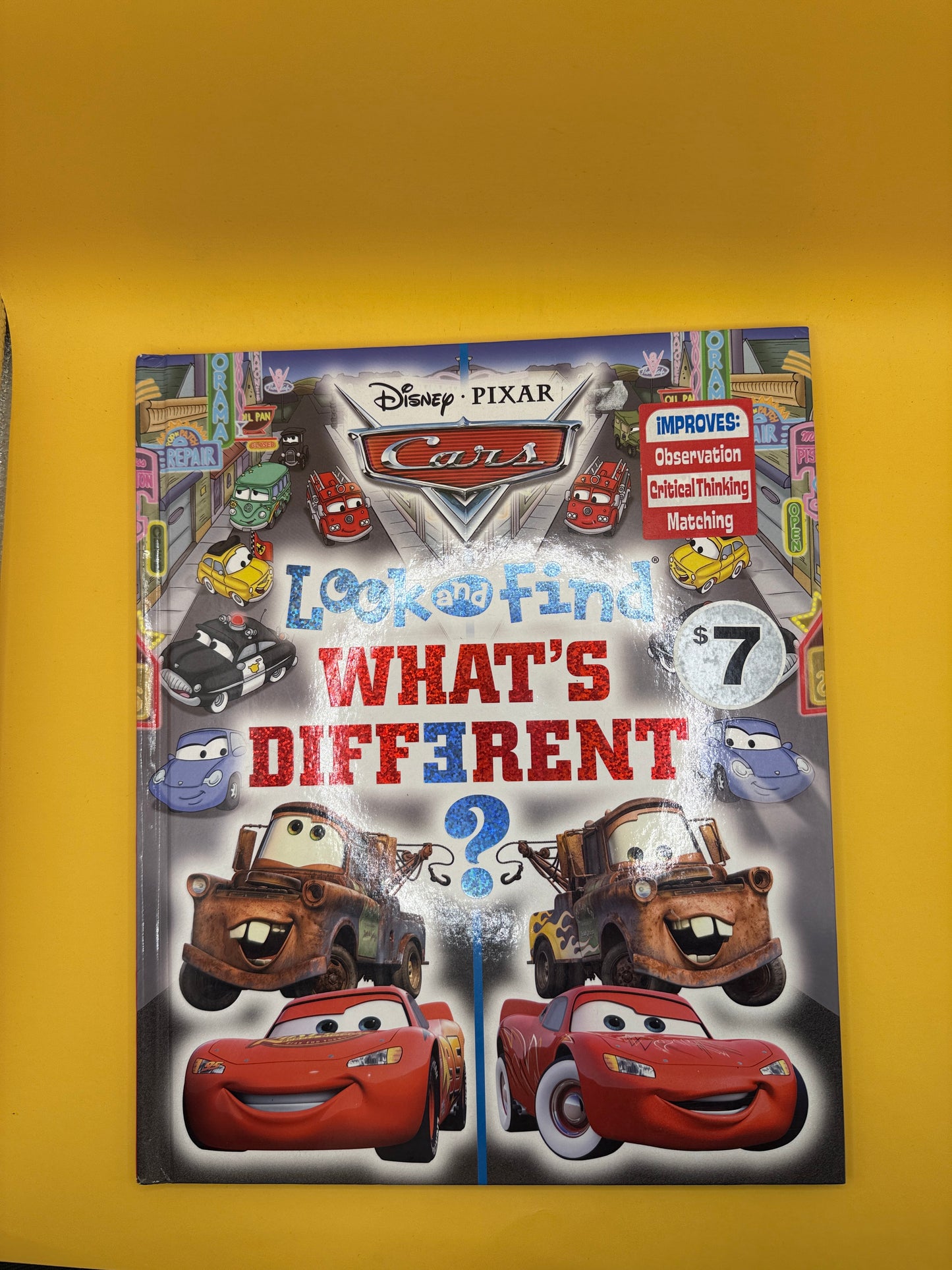 Disney Pixar Cars Look and Find: What's Different?