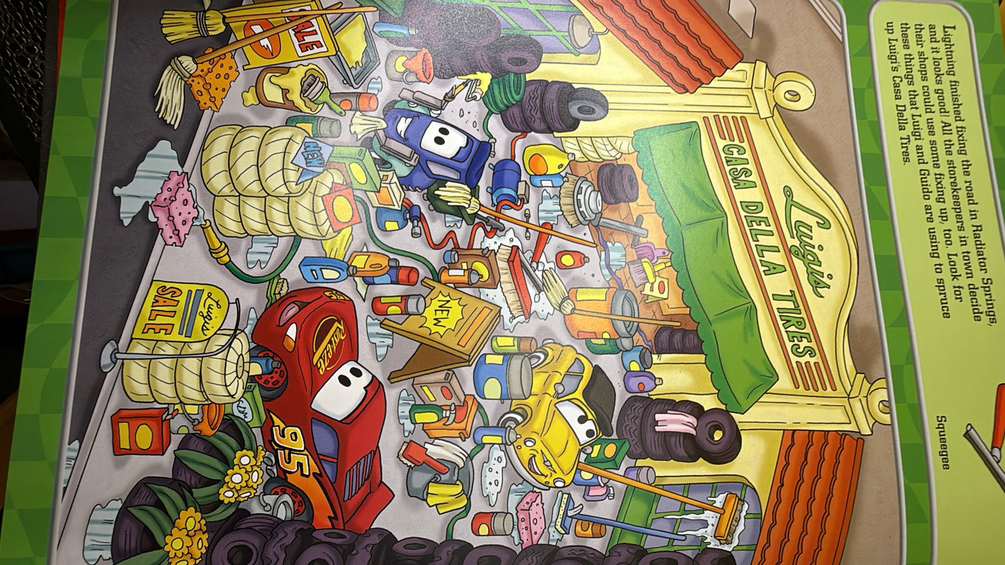 Disney Pixar Cars Look and Find: What's Different?
