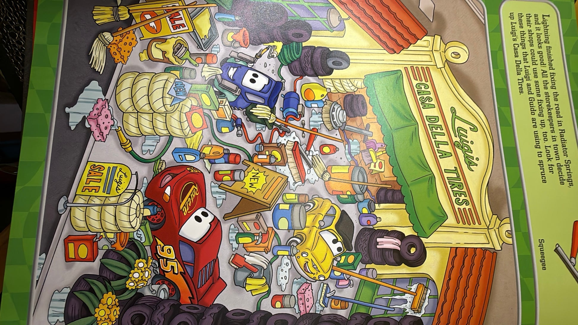 Disney Pixar Cars Look and Find: What's Different?