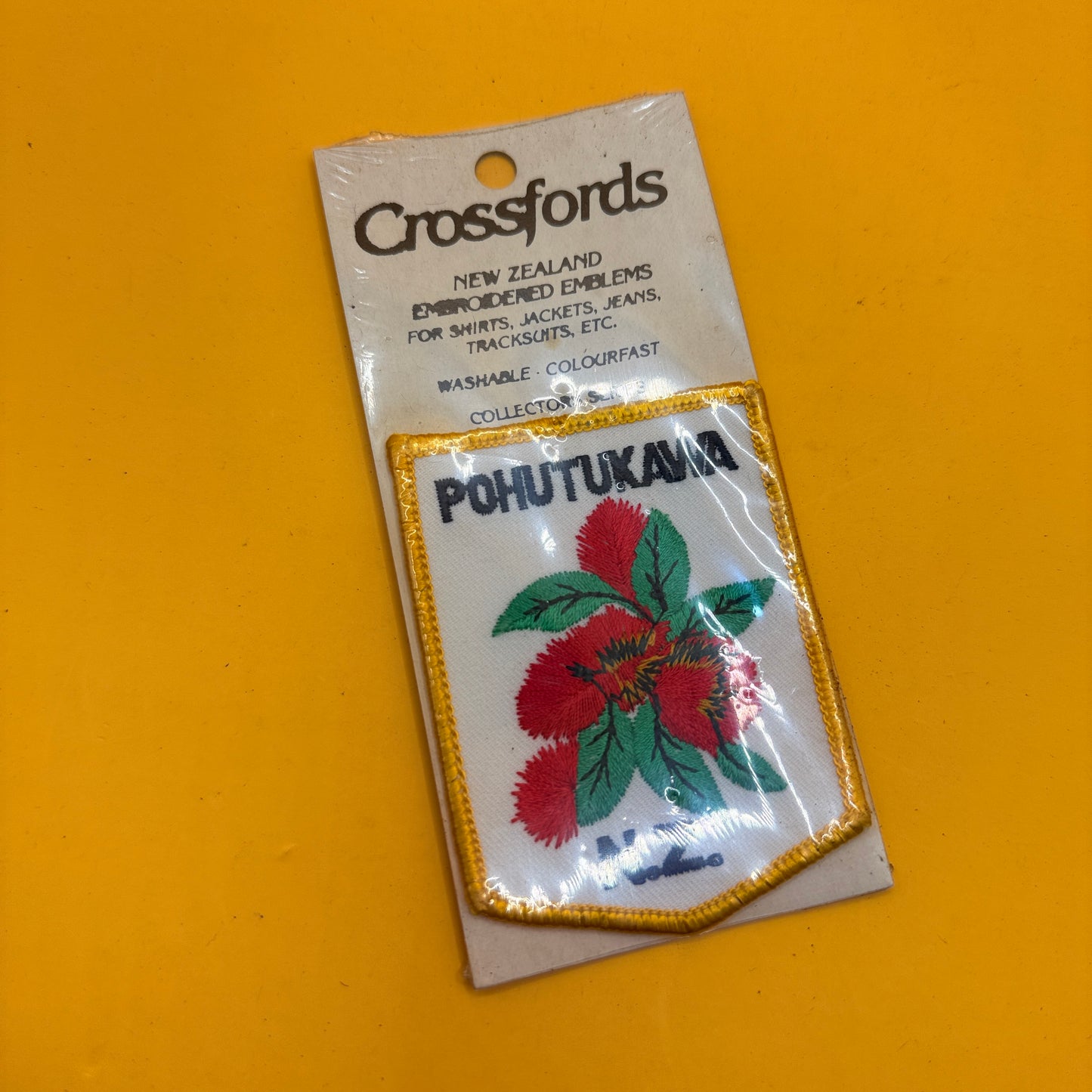 Crossfords New Zealand Pohutukawa Embroidered Emblem