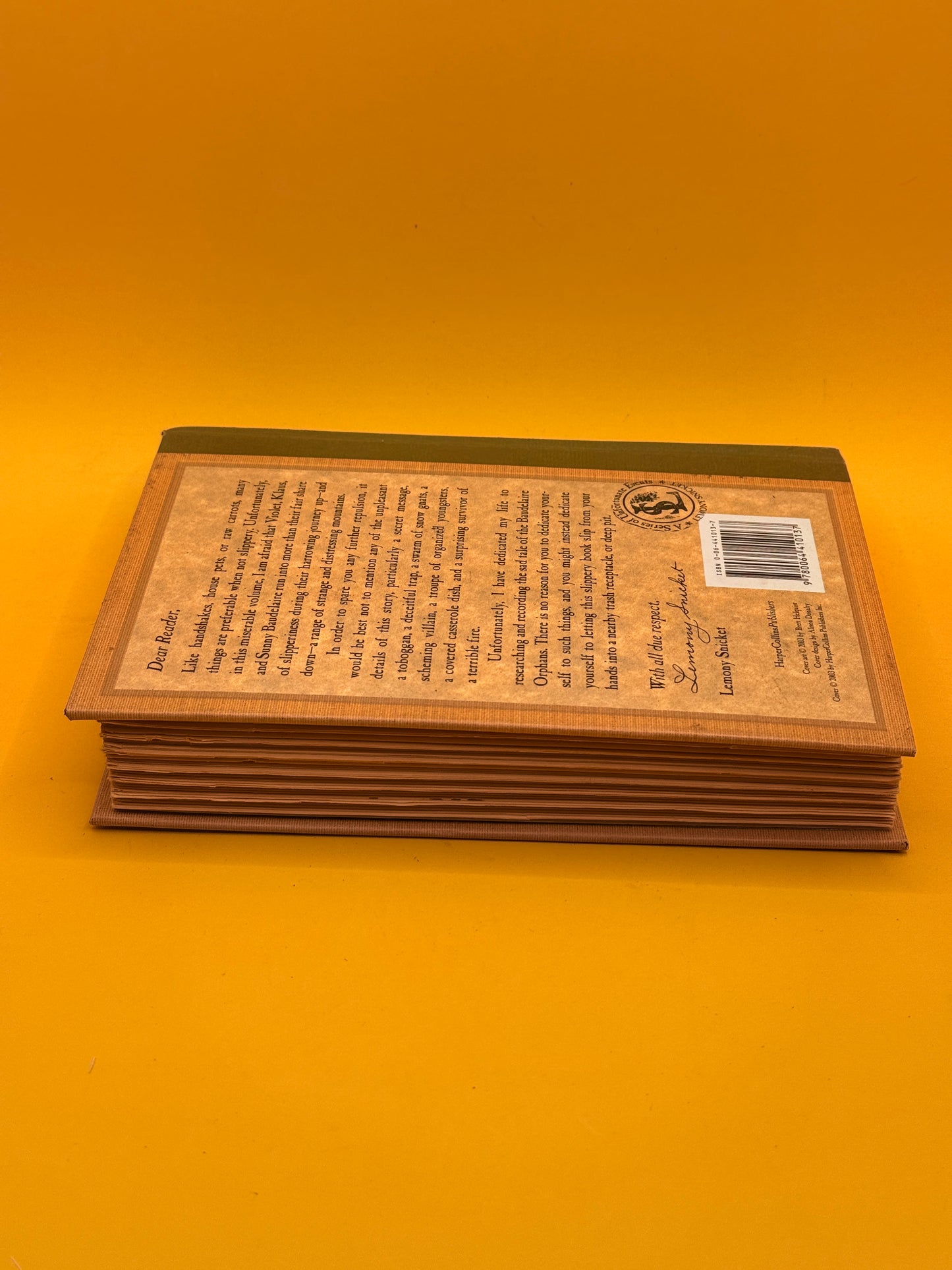A Series of Unfortunate Events: The Slippery Slope by Lemony Snicket (First Ed.)
