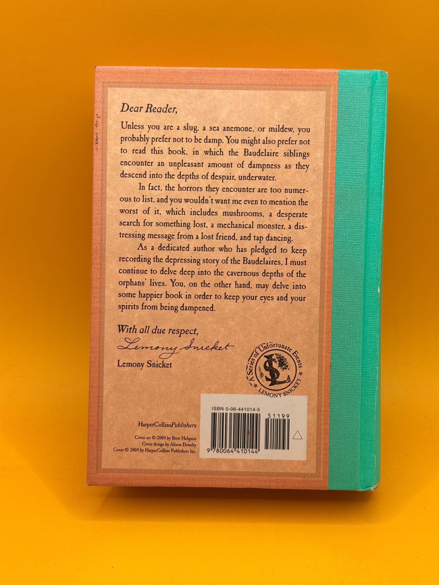 A Series of Unfortunate Events: The Grim Grotto by Lemony Snicket (First Ed.)