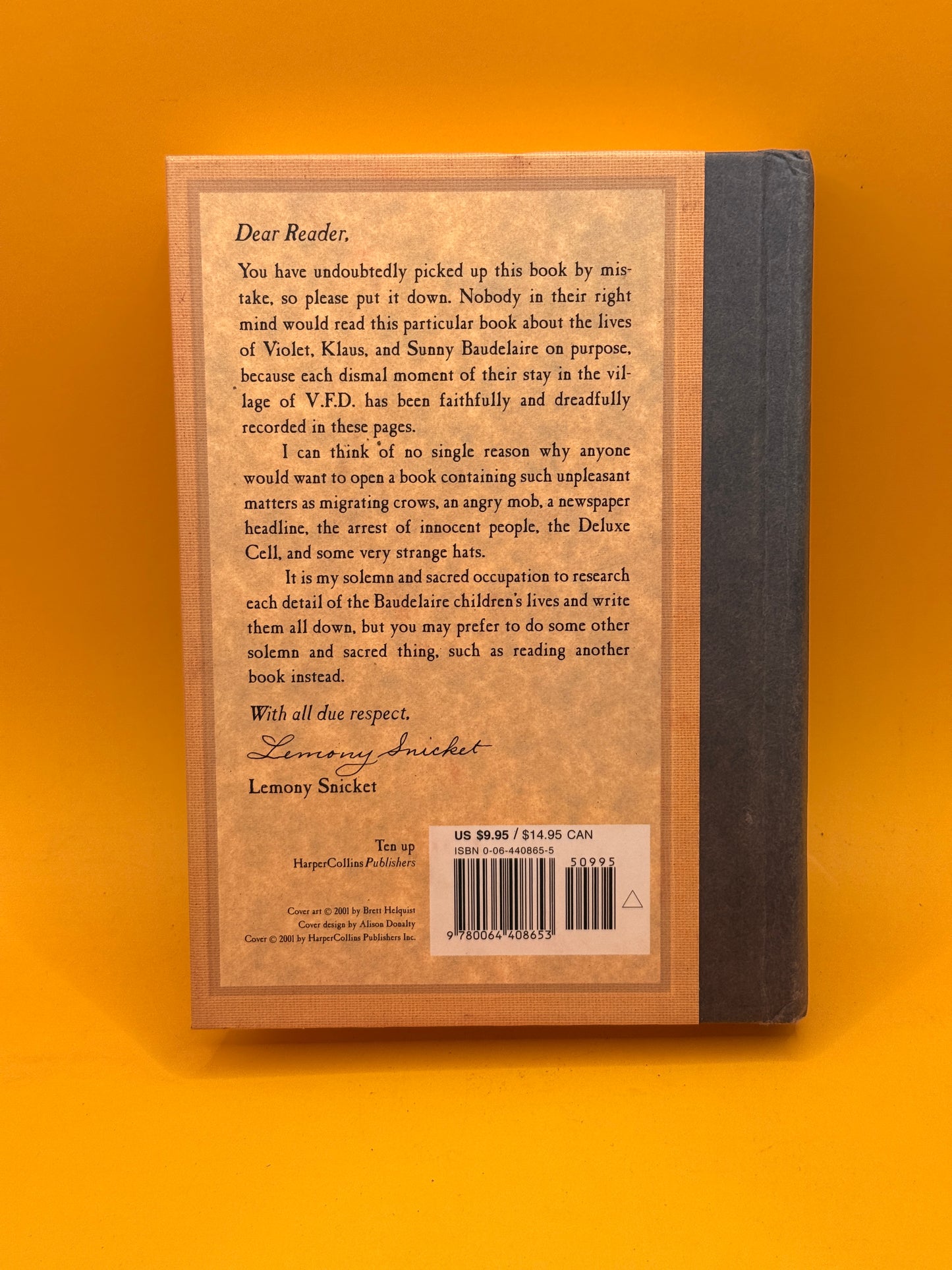 A Series of Unfortunate Events: The Vile Village by Lemony Snicket (First Ed.)