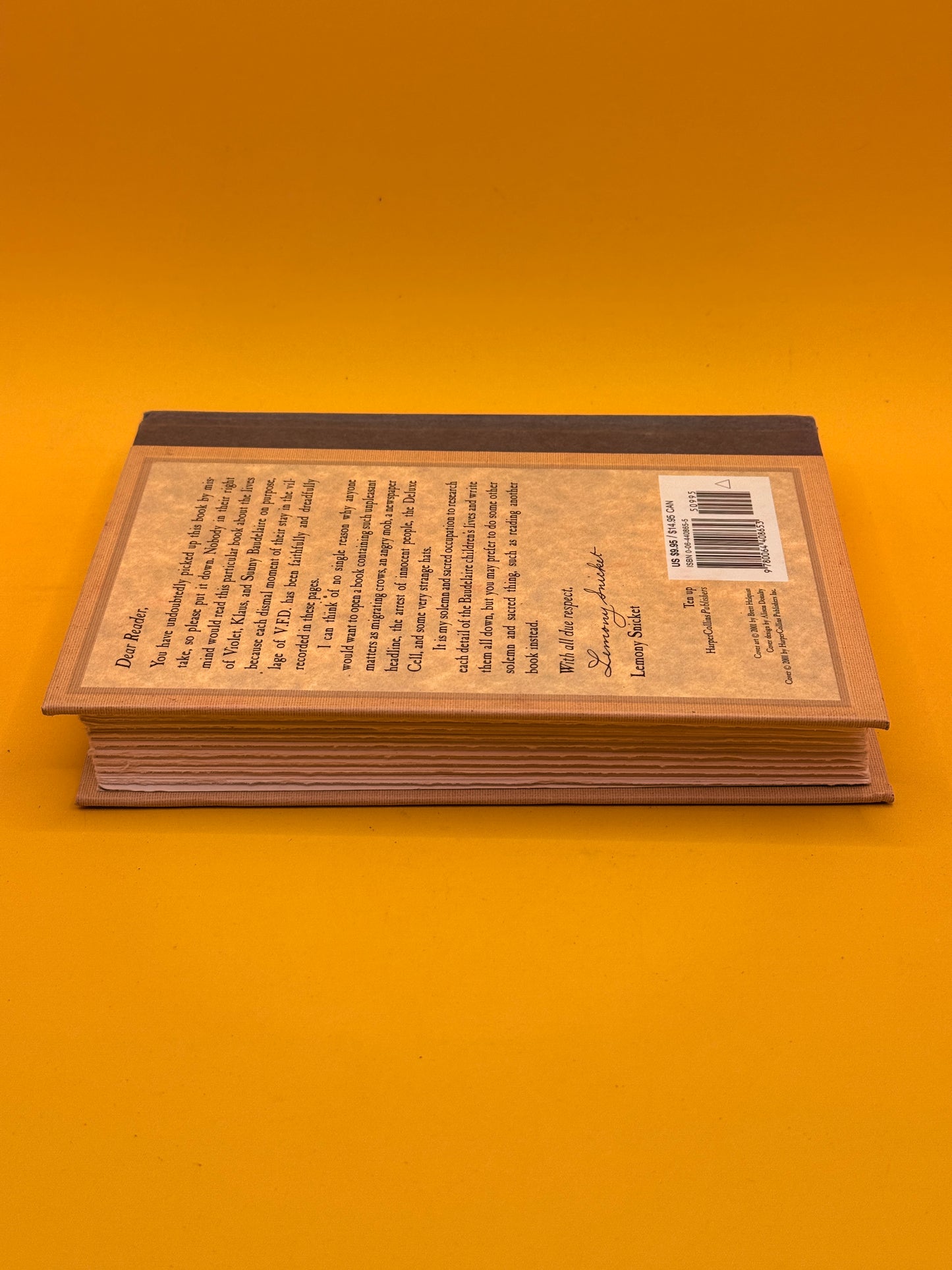 A Series of Unfortunate Events: The Vile Village by Lemony Snicket (First Ed.)