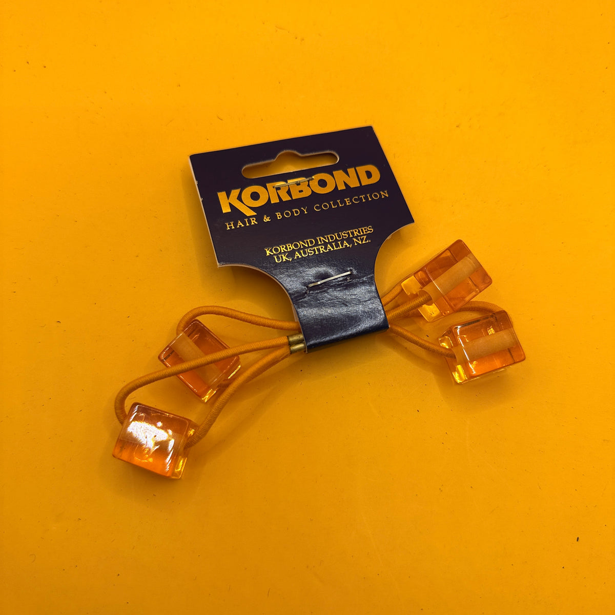 Korbond Amber Beaded Hair Ties Set of 2