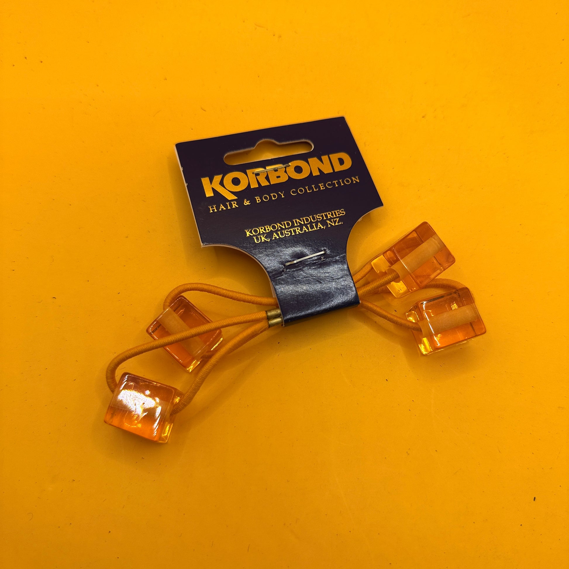 Korbond Amber Beaded Hair Ties Set of 2