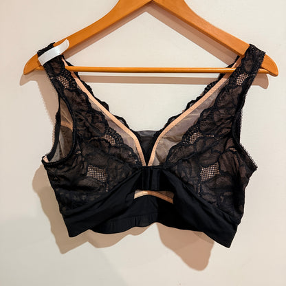 Playtexform Black Lace Bra Size 18DD