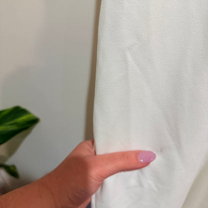 Hello Molly White Ruffle Maxi Dress Size 12