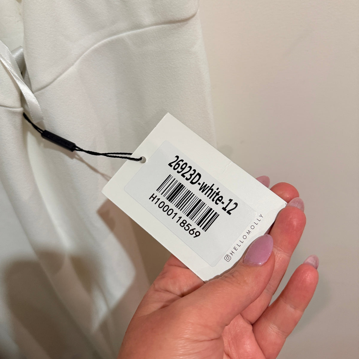 Hello Molly White Ruffle Maxi Dress Size 12