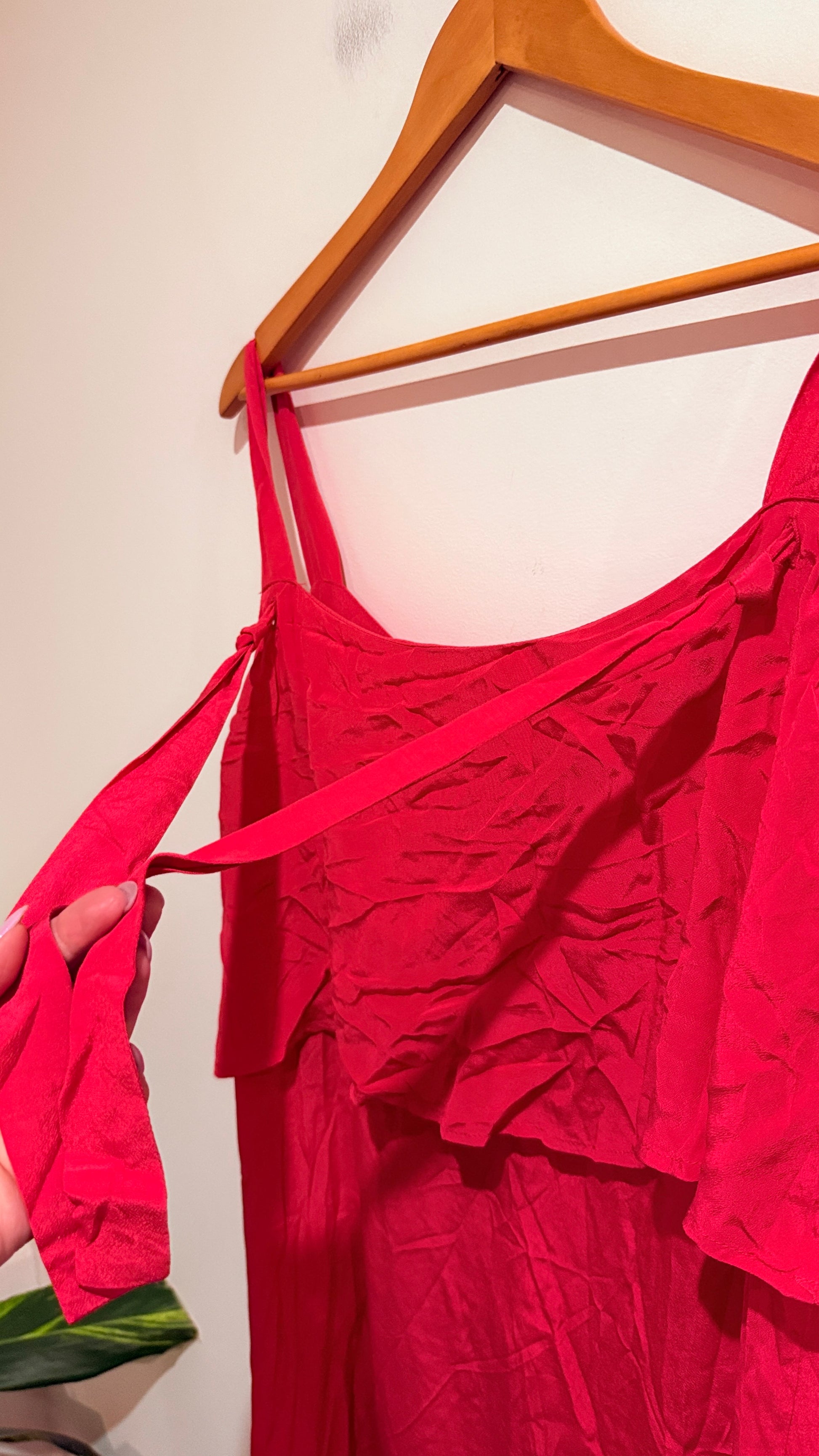 Mineral Minluca Red Midi Dress Size 16